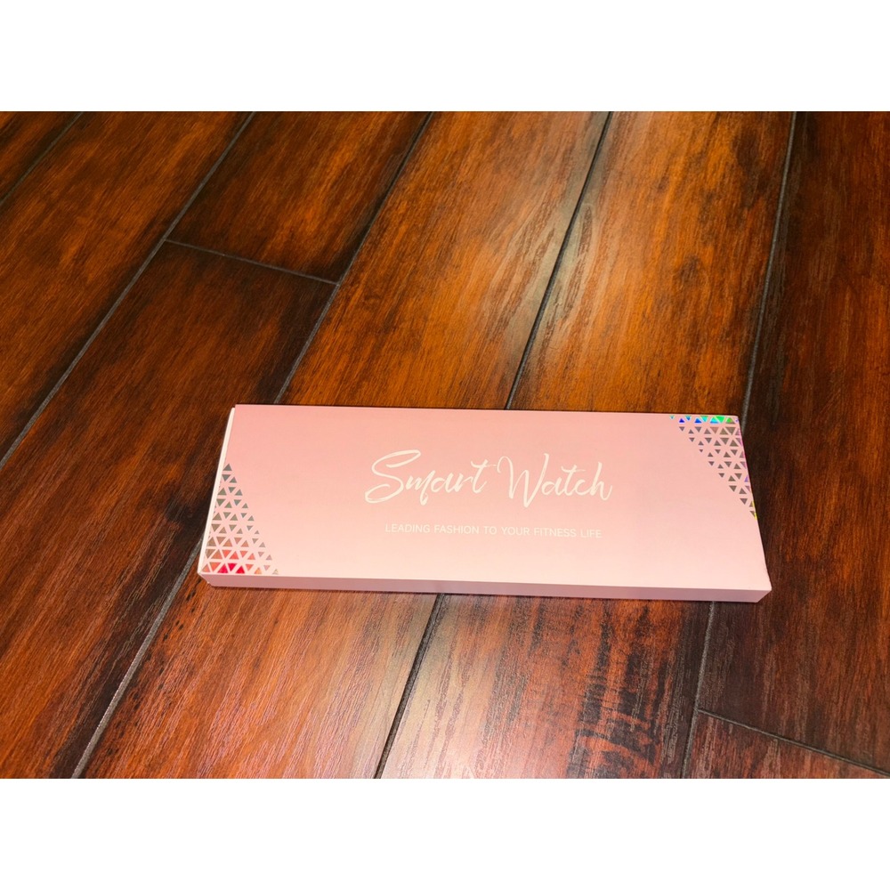 Smart Watch Fitness Tracker Pink w/Extra Bands &‎ Accessories - New In Box